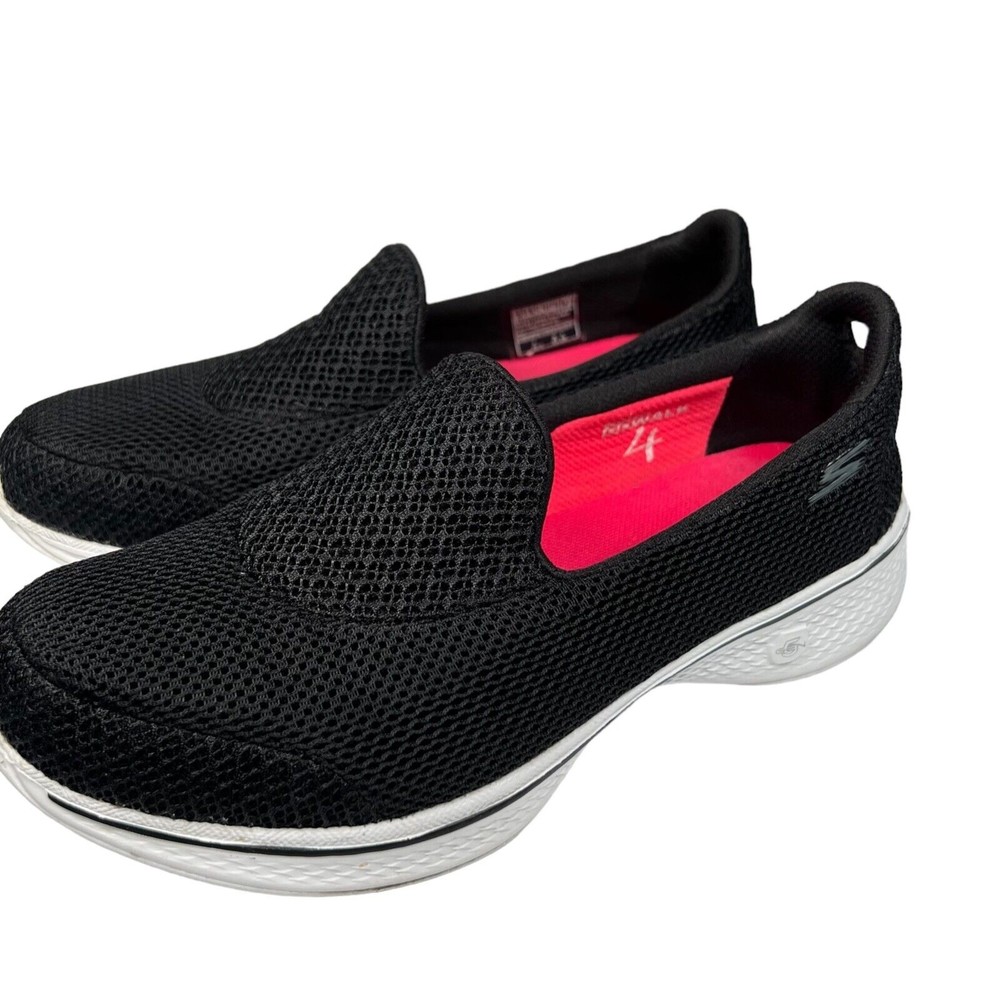 Skechers Womens Size 6.5 Gowalk 4 Black Slip On Shoes Comfort Athletic